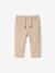 Pantalon en sergé doublé bébé garçon beige+Encre+noix de pécan+vert bouteille 1 - vertbaudet enfant 