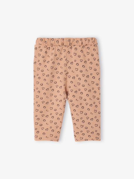 Pantalon bébé fille molleton beige+écru+rose+rouille+vieux rose 2 - vertbaudet enfant 