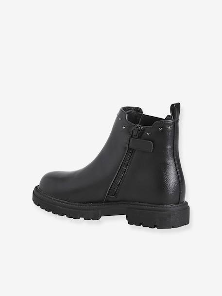 Bottine enfant fille synthétique zippée noir 3 - vertbaudet enfant 