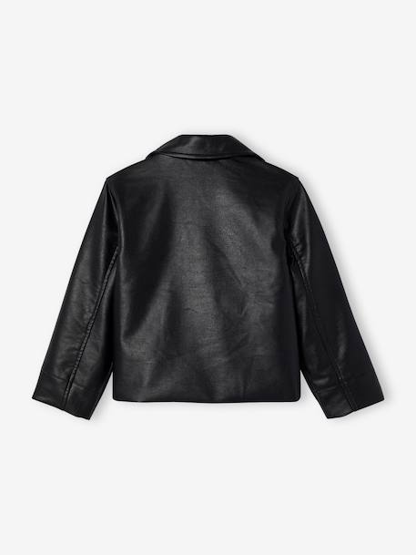 Veste perfecto fille noir 2 - vertbaudet enfant 