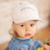 Casquette enfant petit amour crème (9-24 mois) Crème, bleu 1 - vertbaudet enfant 