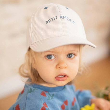 Casquette enfant petit amour crème (9-24 mois)  - vertbaudet enfant
