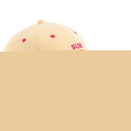 Casquette enfant sun sun sun jaune (9-24 mois) Jaune, rose 1 - vertbaudet enfant 