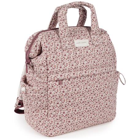 Sac à dos à langer cherry fleurs Mauve 6 - vertbaudet enfant 