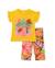 Ensemble fille en maille avec détails en relief Jaune 1 - vertbaudet enfant 