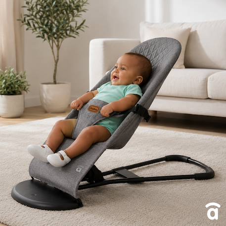 Transat bébé réglable et pliable Paradise Beige+Gris 8 - vertbaudet enfant 