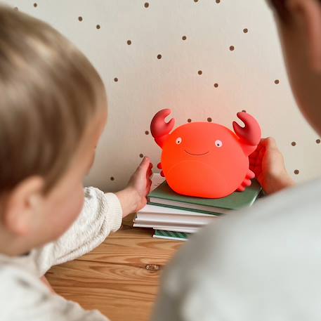 Veilleuse théo le crabe Rouge corail 4 - vertbaudet enfant 