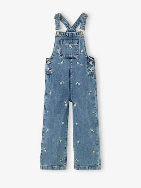 Salopette fille bleu jean 7 - vertbaudet enfant 