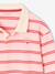 Polo manches longues fille rose bonbon 3 - vertbaudet enfant 