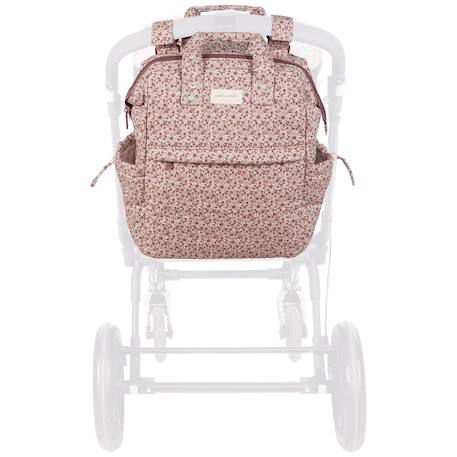 Sac à dos à langer cherry fleurs Mauve 2 - vertbaudet enfant 