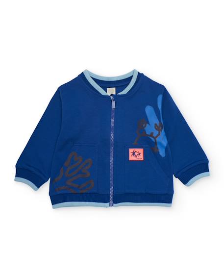 Sweat pour garçon en maille avec fermeture zippée  - vertbaudet enfant