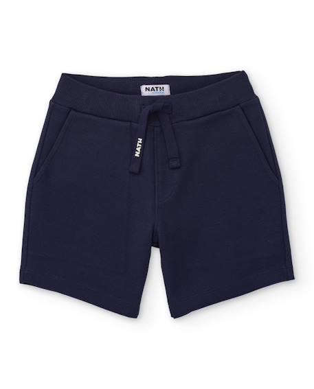 Ensemble garçon en maille avec imprimé tropical Bleu 3 - vertbaudet enfant 