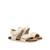 Sandales filles synthétique fermeture adhésive barefoot Blanc mate 4 - vertbaudet enfant 