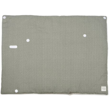 Sac d’emmaillotage bébé en coton avec fermeture enveloppe et zip pieds Vert, écru 3 - vertbaudet enfant 
