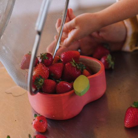 Set bol et cuillère pepa la pomme Rouge, vert 5 - vertbaudet enfant 