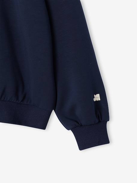 Sweat zippé fille gris ardoise 4 - vertbaudet enfant 