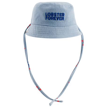Bob bébé réversible lobster forever denim (3-6 mois) Denim, orange 4 - vertbaudet enfant 