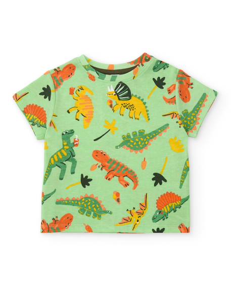 Ensemble garçon en maille trois pièces Vert 3 - vertbaudet enfant 