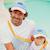 Casquette enfant summer forever eponge bleu et orange (9-24 mois) Bleu, orange 4 - vertbaudet enfant 