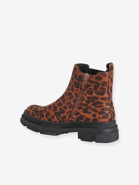 Boots fille zippées marron chiné 3 - vertbaudet enfant 