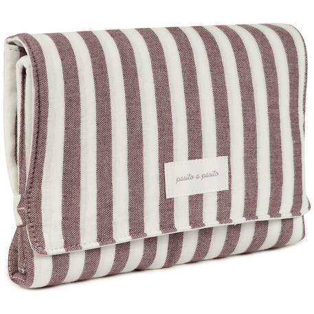 Tapis à langer cherry rayé Mauve 4 - vertbaudet enfant 