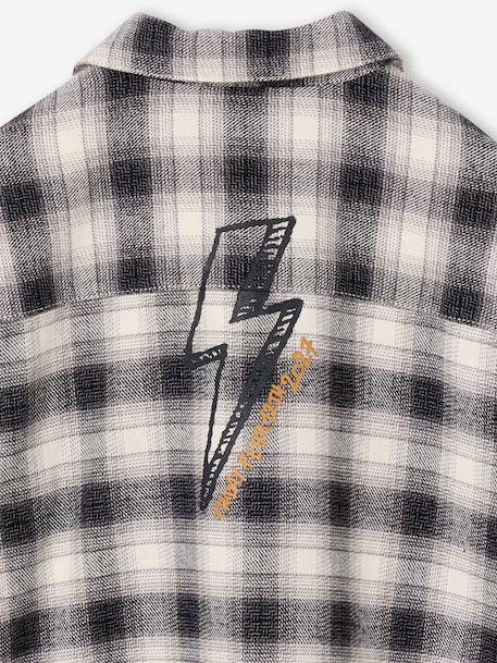 Chemise manches longues garçon gris 5 - vertbaudet enfant 