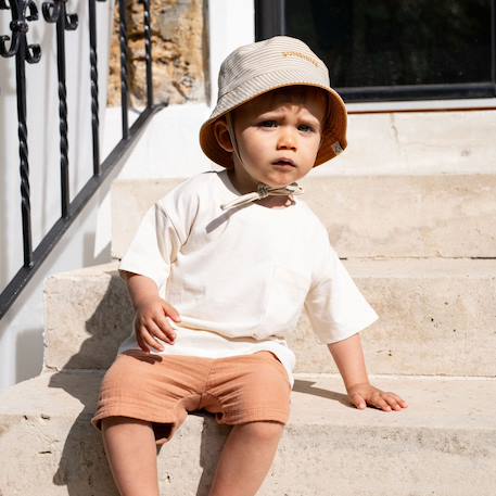 Bob bébé réversible sunshine Jaune, crème 6 - vertbaudet enfant 