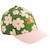 Casquette enfant flower power vert (9-24 mois) Vert, rose, jaune 1 - vertbaudet enfant 