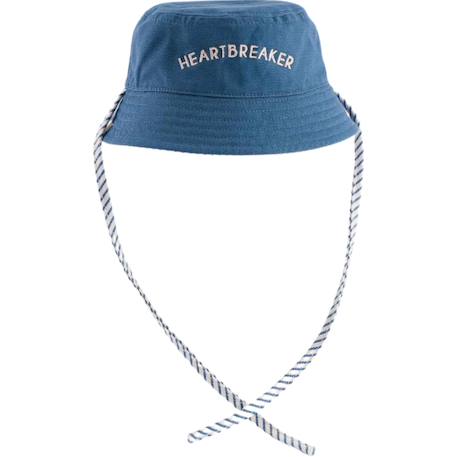 Bob enfant réversible heartbreaker bleu (1-2 ans) Bleu, blanc 2 - vertbaudet enfant 