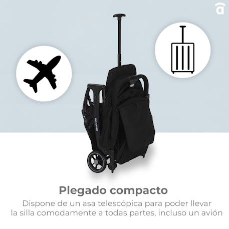 Poussette de voyage amsterdam Beige+Noir+Vert 16 - vertbaudet enfant 