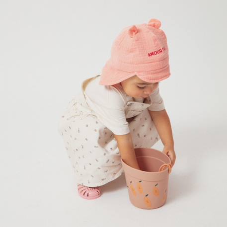 Chapeau bébé amour fou Rose 4 - vertbaudet enfant 