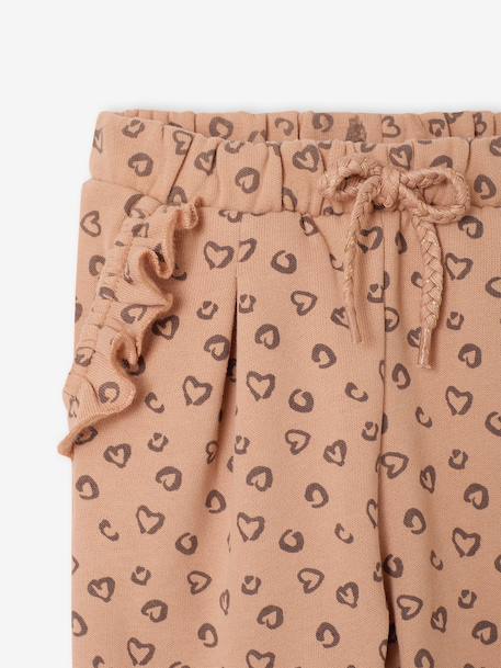 Pantalon bébé fille molleton beige+écru+rose+rouille+vieux rose 3 - vertbaudet enfant 