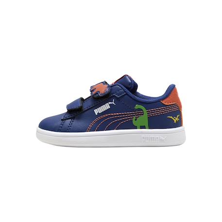 Baskets basses  à scratch Bleu  vert 2 - vertbaudet enfant 
