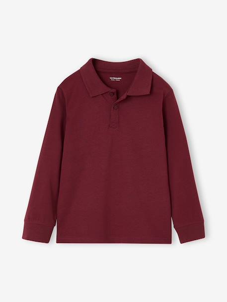 Lot de 2 polos garçon manches longues marine+vert 3 - vertbaudet enfant 