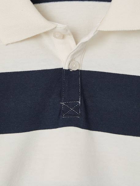 Lot de 2 polos garçon manches longues marine+vert 5 - vertbaudet enfant 