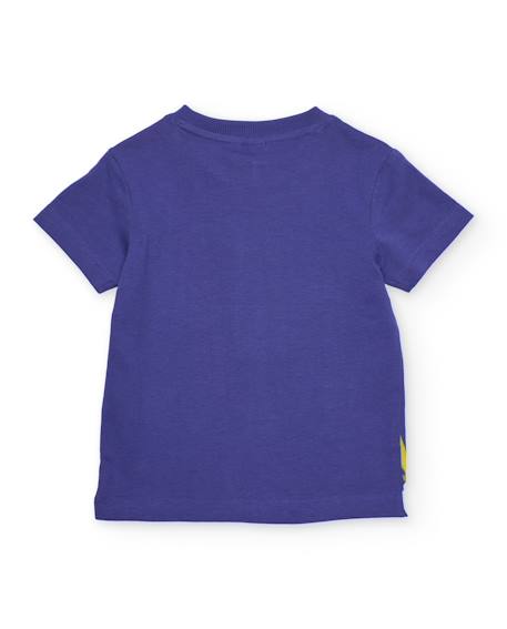 Ensemble garçon en maille inspiré de la jungle Violet 4 - vertbaudet enfant 