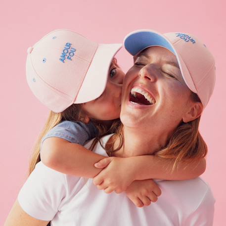 Casquette enfant amour fou rose (9-24 mois) Rose, bleu 6 - vertbaudet enfant 