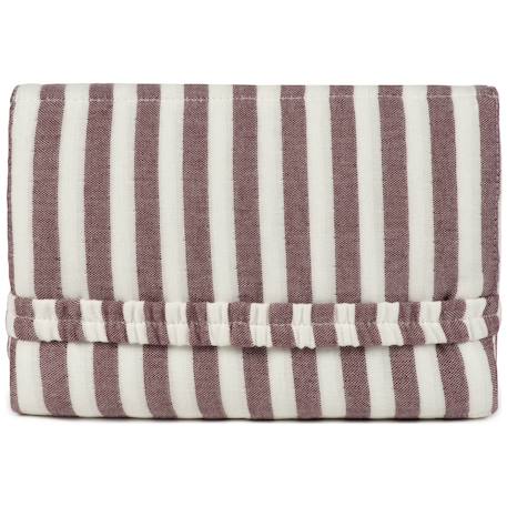 Tapis à langer cherry rayé Mauve 2 - vertbaudet enfant 