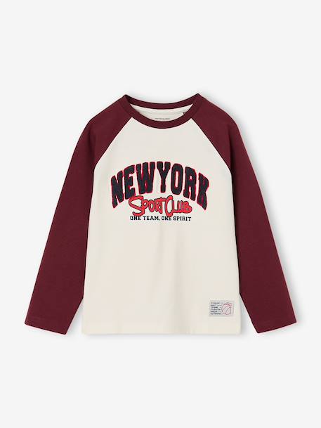 Garçon-Vêtements de sport-T-shirt manches longues raglan garçon