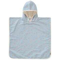 Linge de maison et décoration-Linge de bain enfant-Poncho de plage anti-uv rayures & crabes