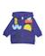 Sweat garçon en maille avec fermeture zippée Violet 1 - vertbaudet enfant 