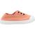 Basket fille sans lacets à enfiler Orange coralina+Rose petalo+Rouge 1 - vertbaudet enfant 