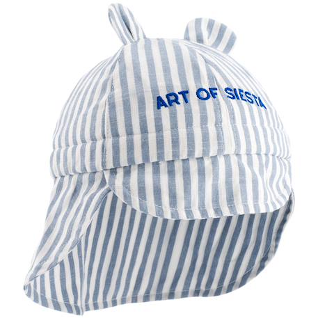Chapeau bébé art of siesta bleu (6-12 mois)  - vertbaudet enfant