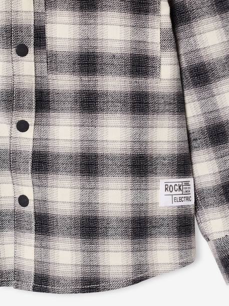 Chemise manches longues garçon gris 3 - vertbaudet enfant 