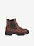 Boots fille zippées marron chiné 2 - vertbaudet enfant 