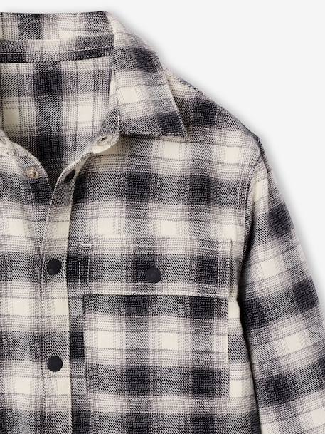 Chemise manches longues garçon gris 4 - vertbaudet enfant 