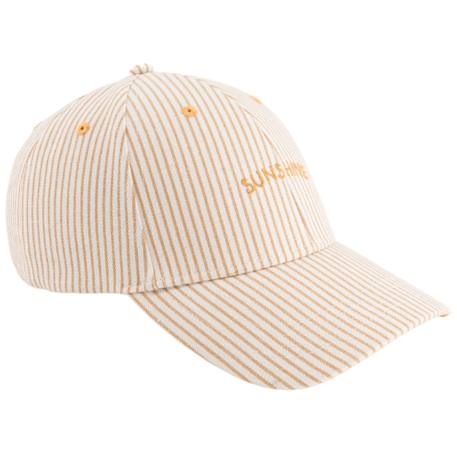Casquette enfant sunshine ocre (9-24 mois) Jaune, blanc 1 - vertbaudet enfant 