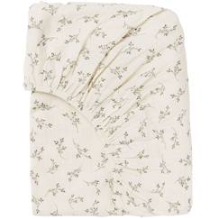 Drap housse de matelas cododo olive bloom  - vertbaudet enfant