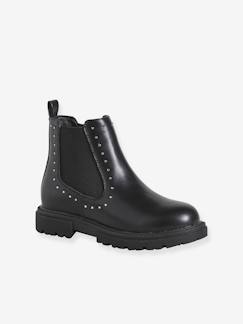 Chaussures-Chaussures fille 23-38-Bottine enfant fille synthétique zippée