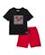 Ensemble garçon en maille avec motif palmiers Noir 1 - vertbaudet enfant 